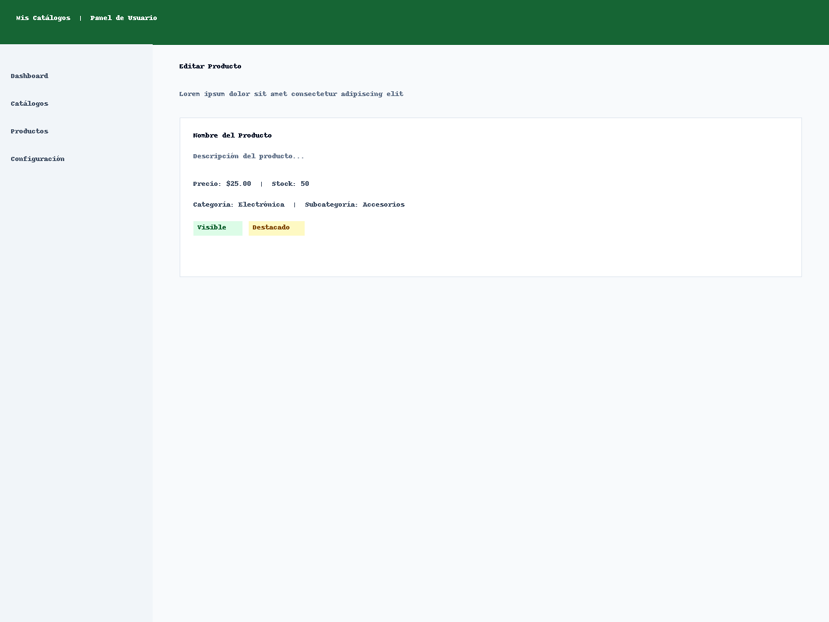 Atributos del producto — Desktop